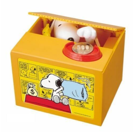 現貨 日本 史努比 Snoopy音樂存錢筒｜偷錢箱｜小費箱 Bu媽你好-細節圖7