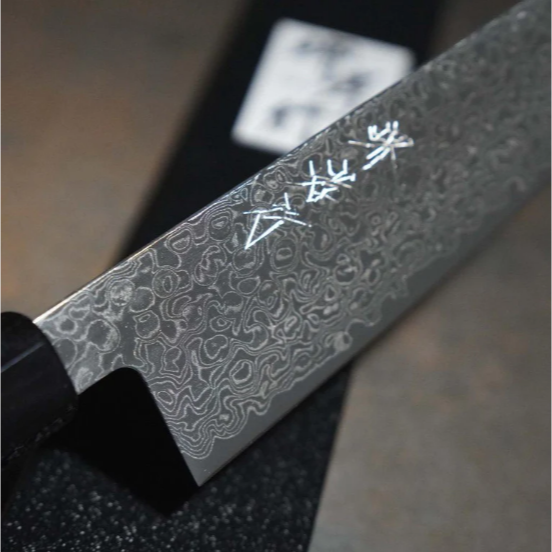 現貨 日本製 堺孝行｜銀河 ZA-18 大馬士革紋 牛刀 三德刀 日本刀 主廚刀 180mm 不沾黏 Bu媽你好-細節圖2