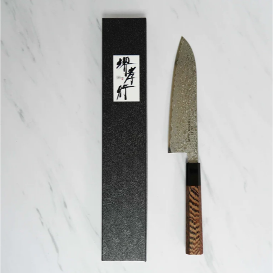 現貨 日本製 堺孝行｜銀河 ZA-18 大馬士革紋 牛刀 三德刀 日本刀 主廚刀 180mm 不沾黏 Bu媽你好-細節圖4