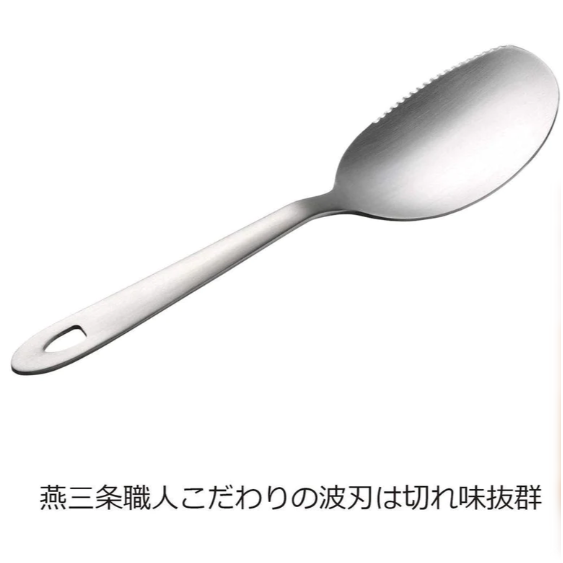 現貨 日本製 Leye 鋸齒湯匙 不銹鋼切割分食勺 Bu媽你好-細節圖8
