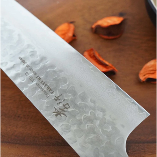 日本製 堺孝行｜VG10 33層 鎚目 大馬士革紋 菜切 日本刀 主廚刀 160mm 不沾黏 切菜 菜刀-細節圖4