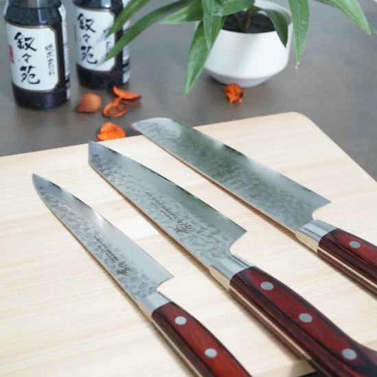 日本製 堺孝行｜VG10 33層 鎚目 大馬士革紋 蔬果刀 水果刀 小刀 日本刀 主廚刀 150mm 不沾黏 去骨 切菜-細節圖2