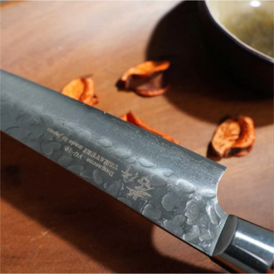 日本製 堺孝行｜VG10 33層 鎚目 大馬士革紋 蔬果刀 水果刀 小刀 日本刀 主廚刀 150mm 不沾黏 去骨 切菜-細節圖3