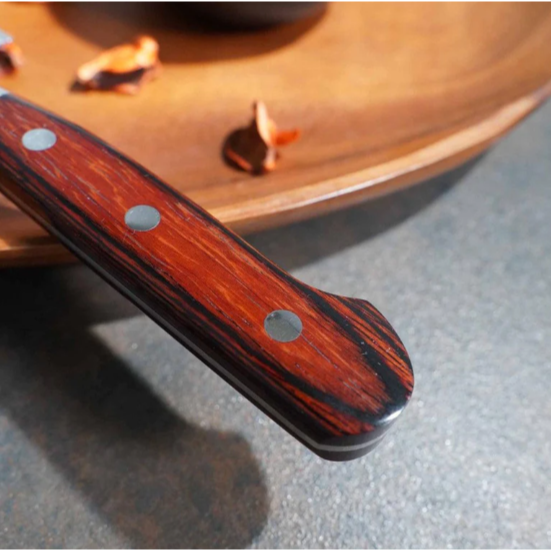 日本製 堺孝行｜VG10 33層 鎚目 大馬士革紋 蔬果刀 水果刀 小刀 日本刀 主廚刀 150mm 不沾黏 去骨 切菜-細節圖4