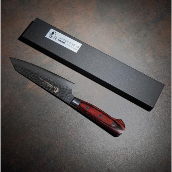 日本製 堺孝行｜VG10 33層 鎚目 大馬士革紋 蔬果刀 水果刀 小刀 日本刀 主廚刀 150mm 不沾黏 去骨 切菜-細節圖6