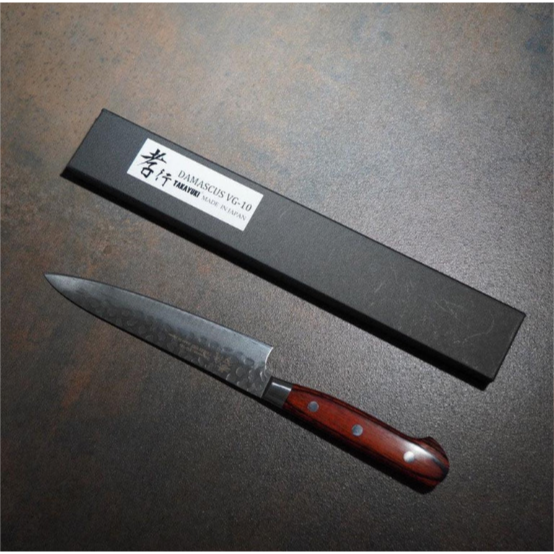 日本製 堺孝行｜VG10 33層 鎚目 大馬士革紋 蔬果刀 水果刀 小刀 日本刀 主廚刀 150mm 不沾黏 去骨 切菜-細節圖7