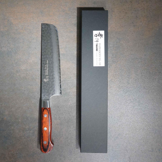 日本製 堺孝行｜三德刀 日本刀 牛刀 菜切 主廚刀 黑影 銀河 VG10 鐵氟龍塗層 33層 鎚目 大馬士革紋 不沾黏-細節圖6