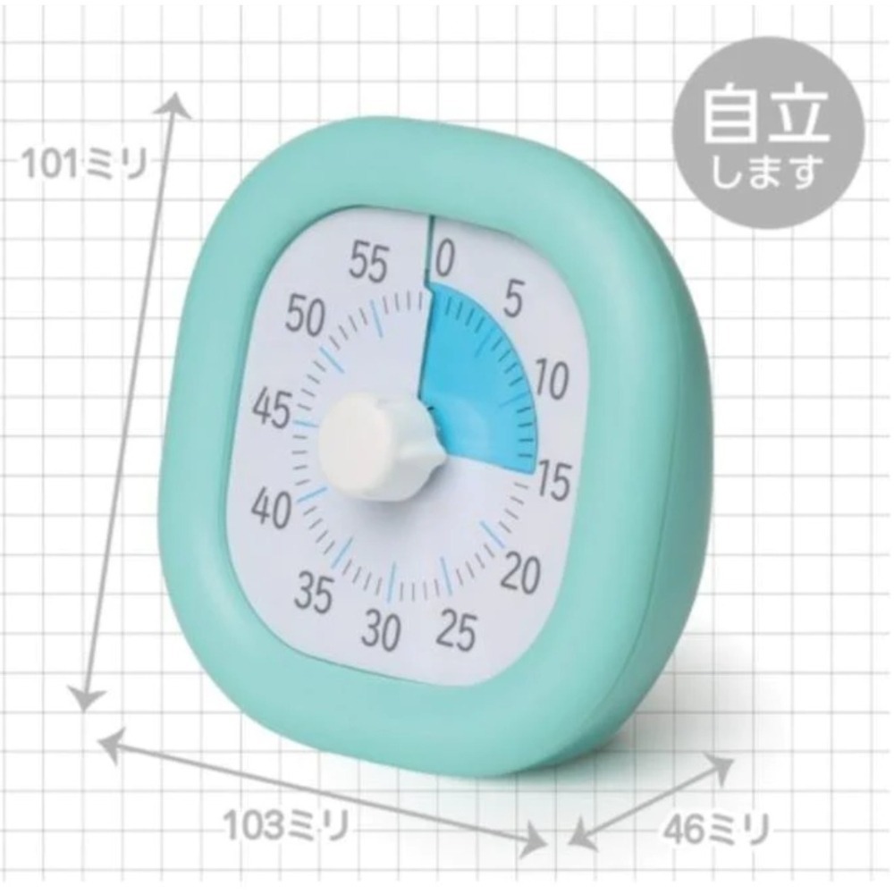 現貨 日本Sonic專注力學習時鐘｜兒童時間掌握色塊倒數計時器 Bu媽你好-細節圖5