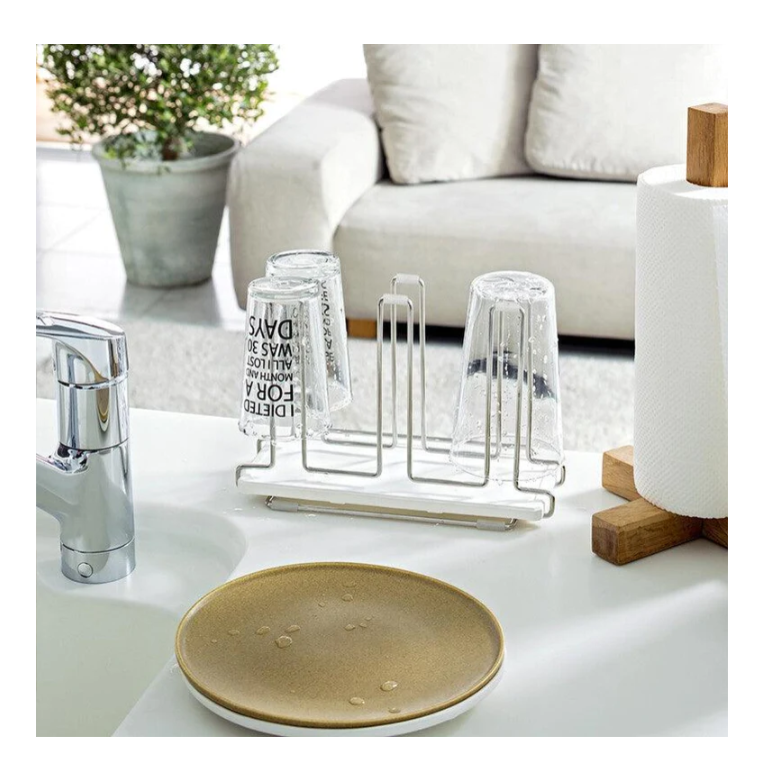 現貨 Karari 珪藻土水杯架 不銹鋼│吸濕 防潮 無添加石綿 Bu媽你好-細節圖2