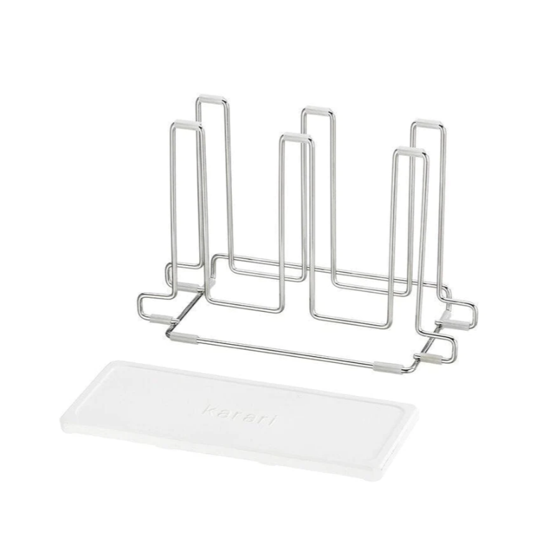 現貨 Karari 珪藻土水杯架 不銹鋼│吸濕 防潮 無添加石綿 Bu媽你好-細節圖3