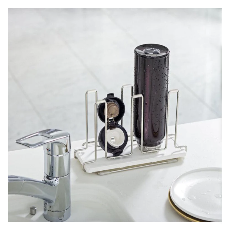 現貨 Karari 珪藻土水杯架 不銹鋼│吸濕 防潮 無添加石綿 Bu媽你好-細節圖4