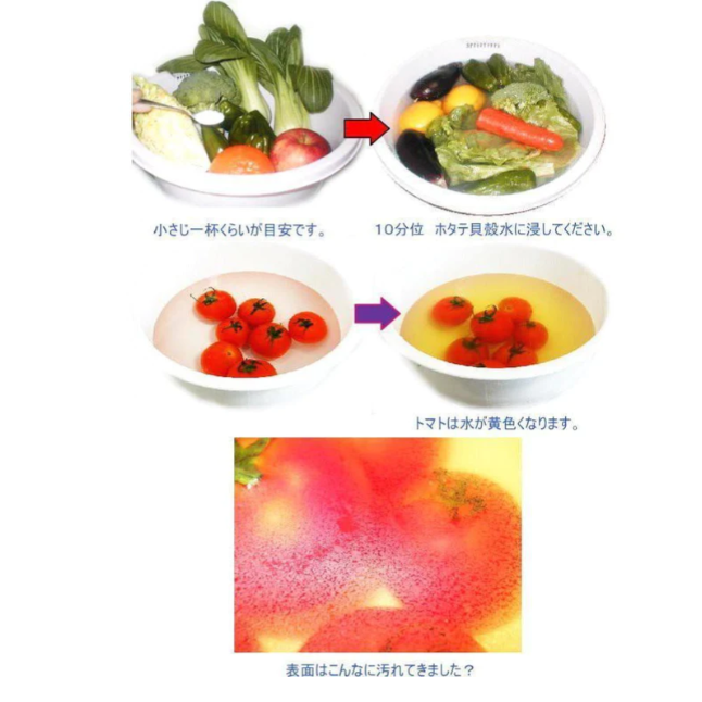 現貨 日本製 海の野菜洗 天然扇貝殼粉｜萬用清潔粉｜蔬果洗潔粉 Bu媽你好-細節圖6