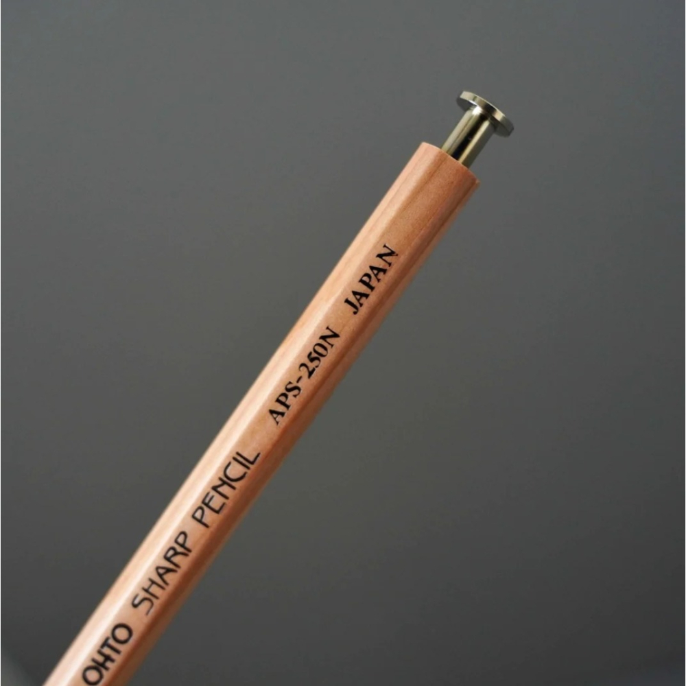 現貨 日本製 OHTO 木軸自動鉛筆 0.5mm｜木紋觸感 舒適握感 Bu媽你好-細節圖6