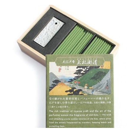 日本製 大江戶香 迷你線香 薰香│附香座 日本香堂  Bu媽你好-細節圖5