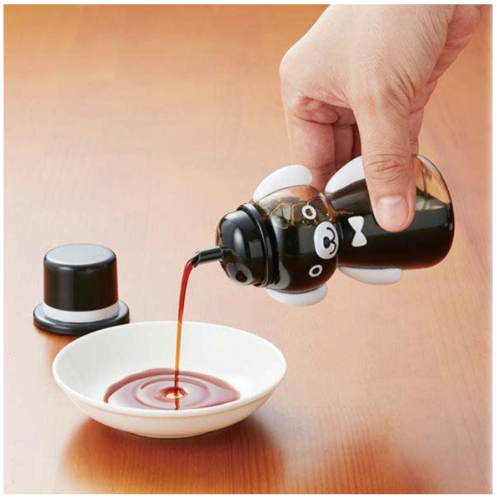 現貨 可愛熊造型 醬油瓶烏醋瓶 附蓋子 Bu媽你好-細節圖5