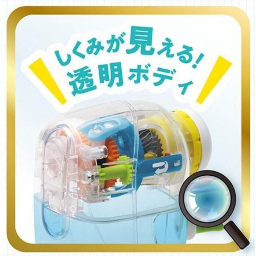 現貨 日本SONIC透明安全削鉛筆機｜省筆芯削色鉛筆，加大集塵盒 Bu媽你好-細節圖5