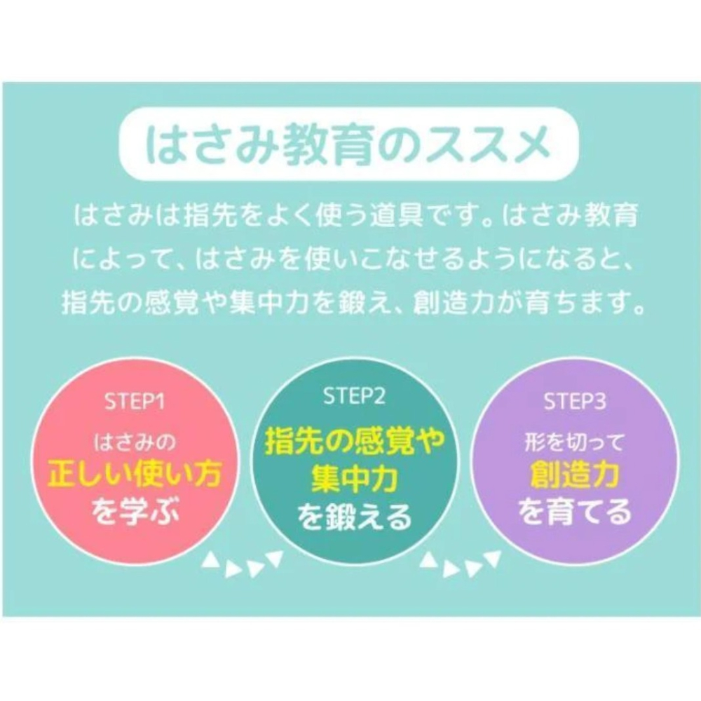 現貨 日本STAD右撇子兒童學習安全不鏽鋼剪刀 Bu媽你好-細節圖8