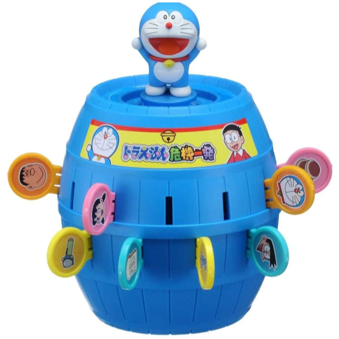 現貨 哆啦A夢公仔海盜桶｜小叮噹危機一發、桌遊玩具 、派對遊戲 Bu媽你好-細節圖3