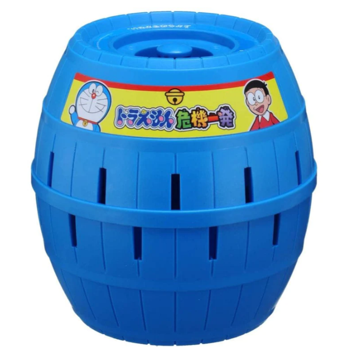 現貨 哆啦A夢公仔海盜桶｜小叮噹危機一發、桌遊玩具 、派對遊戲 Bu媽你好-細節圖5