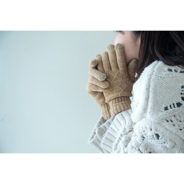 日本製 BISQUE Tehtava+ 保暖手套 觸控手套 針織手套  Bu媽你好-細節圖5