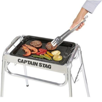 CAPTAIN STAG 鹿牌 露營 不銹鋼 木柄烤肉夾子 | 餐具 不鏽鋼 BBQ  Bu媽你好-細節圖3