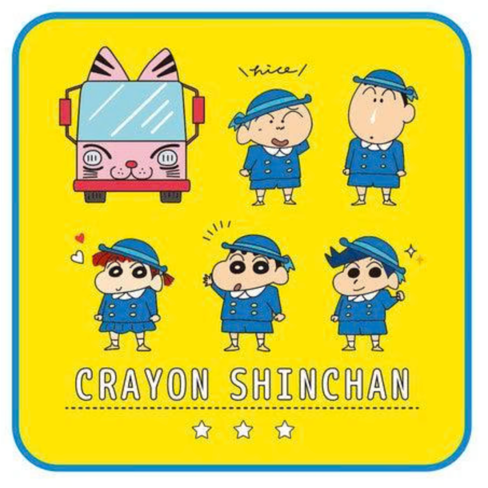 現貨 正版蠟筆小新純棉迷你手帕｜柔軟小方巾 Bu媽你好-細節圖4