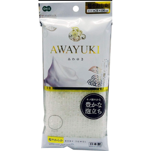 現貨 Awayuki 極細纖維泡泡巾 搓澡沐浴巾 Bu媽你好-細節圖2