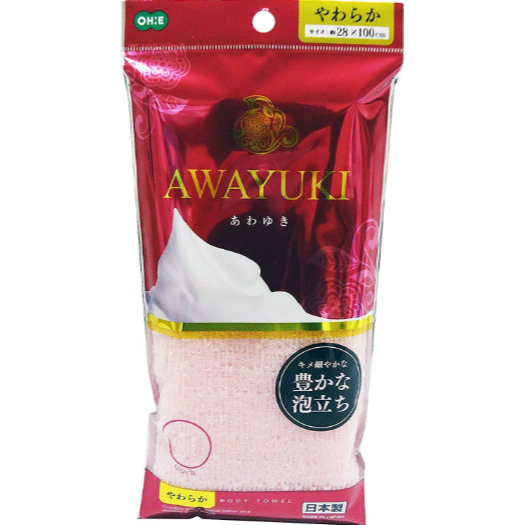 現貨 Awayuki 極細纖維泡泡巾 搓澡沐浴巾 Bu媽你好-細節圖3