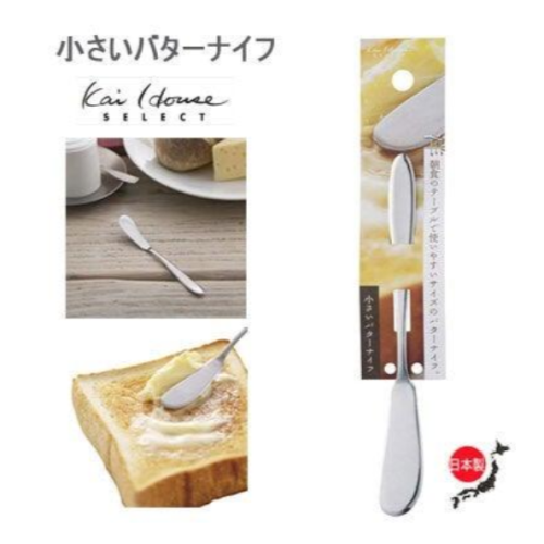 現貨 日本製KAI貝印 奶油抹醬專用刀 | 日本製造 麵包吐司 抹醬抹刀 Bu媽你好
