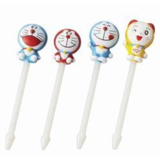 現貨 兒童餐盒裝飾造型食物叉｜哆啦A夢小哆啦哆啦美 Bu嗎你好-細節圖2