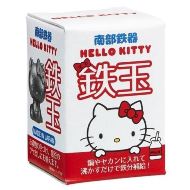 現貨 南部鐵器HELLO KITTY 鐵玉子｜日本工藝名產會溶出鐵質 Bu媽你好-細節圖2