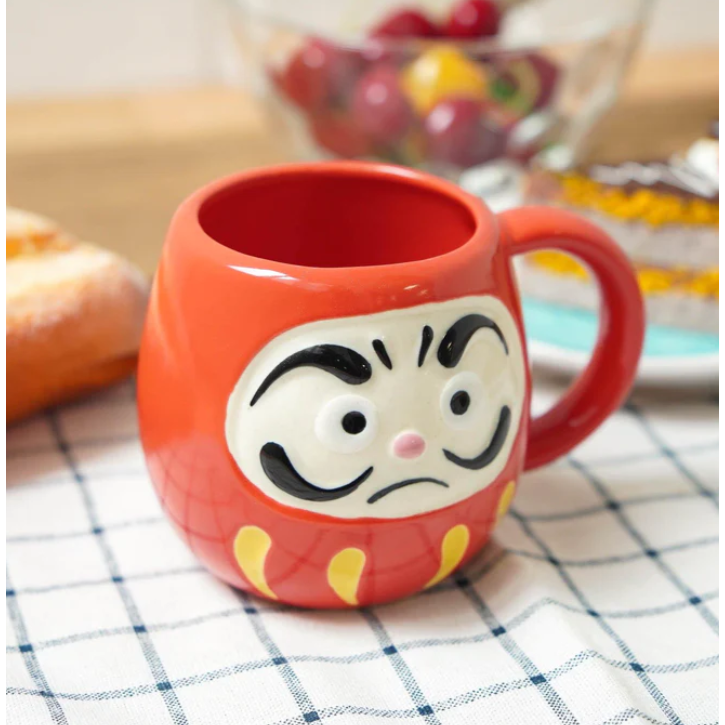 日本達摩美濃燒陶瓷杯｜開運必勝合格戀愛不倒翁 Bu媽你好-細節圖2