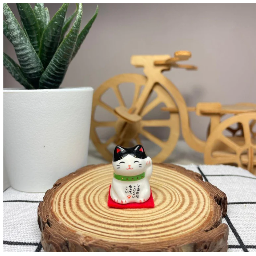 藥師窯 彩繪招財貓│陶瓷 公仔 Bu媽你好-細節圖5