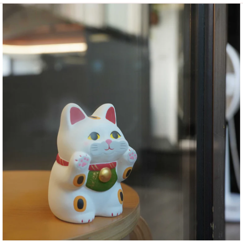 日本 RYUKODO 龍虎堂 貼臉 招財貓｜招財貓擺飾 招財擺飾 開店送禮 Bu媽你好-細節圖2