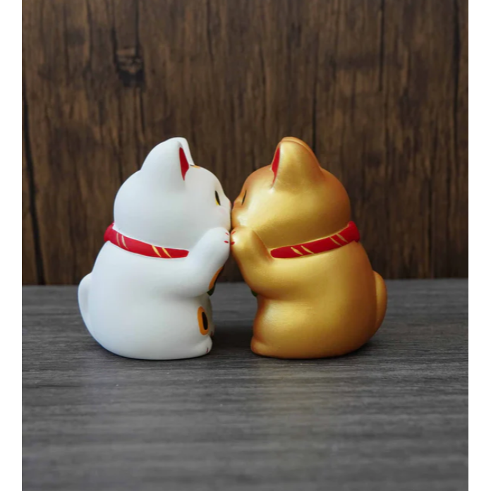 日本 RYUKODO 龍虎堂 貼臉 招財貓｜招財貓擺飾 招財擺飾 開店送禮 Bu媽你好-細節圖4