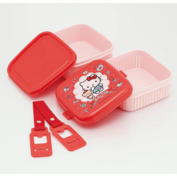 Hello Kitty 雙層便當盒｜上學必備  Bu媽你好-細節圖2