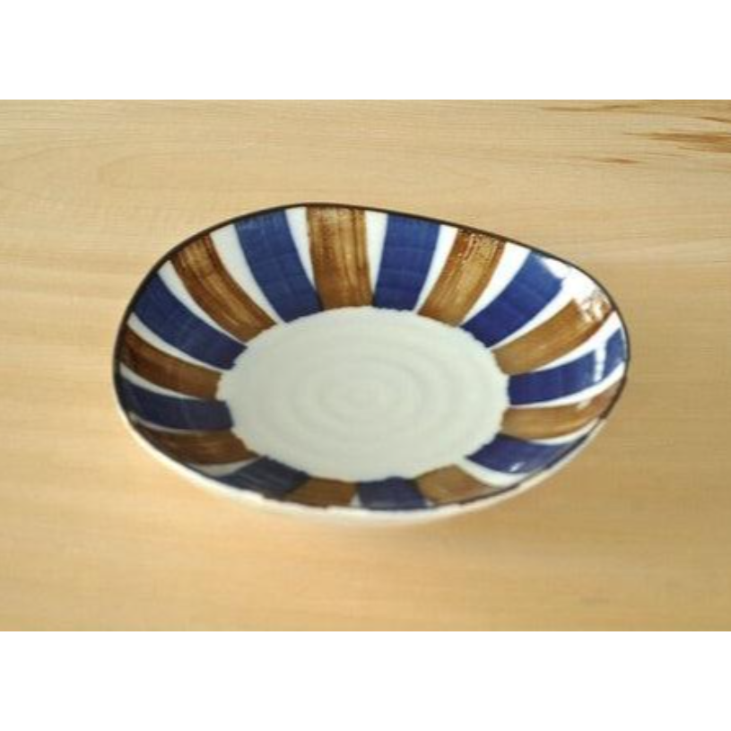 日本製造 復古風 雙色銹十草系列 陶瓷餐盤 | 日本製 廚房 烹飪 餐具 Bu媽你好-細節圖6
