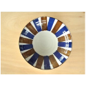 日本製造 復古風 雙色銹十草系列 陶瓷餐盤 | 日本製 廚房 烹飪 餐具 Bu媽你好-規格圖8
