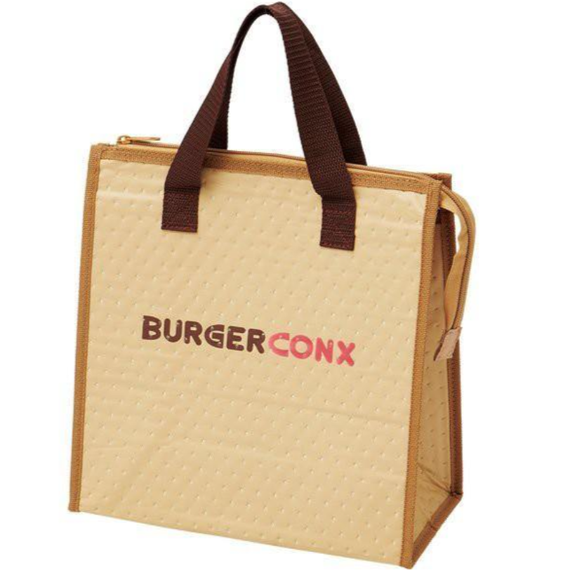 日本製 BURGER CONX 漢堡雙層便當袋 Bu媽你好-細節圖4
