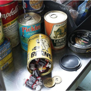 日本 DULTON 美式復古儲物收納罐頭  Bu媽你好-細節圖2