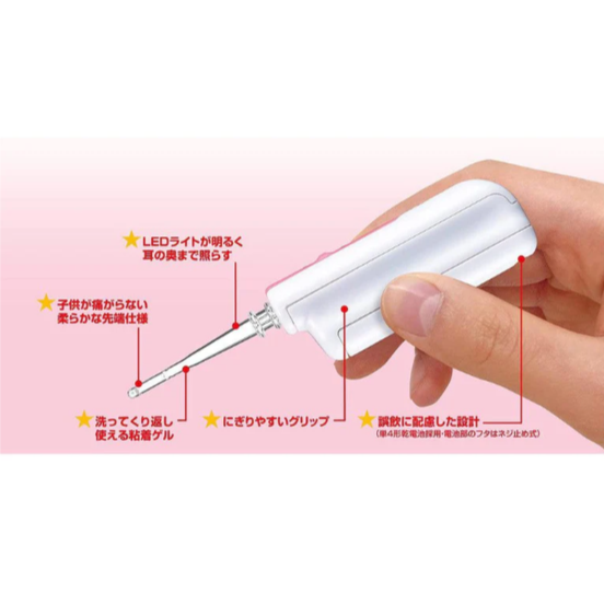 LED 發光掏耳棒 黏式│ 兒童掏耳棒-細節圖4
