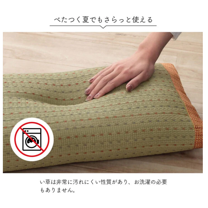 現貨 小林製藥 天然藺草枕頭│扁平枕 平面枕 燈心草 日本池彥 Bu媽你好-細節圖6