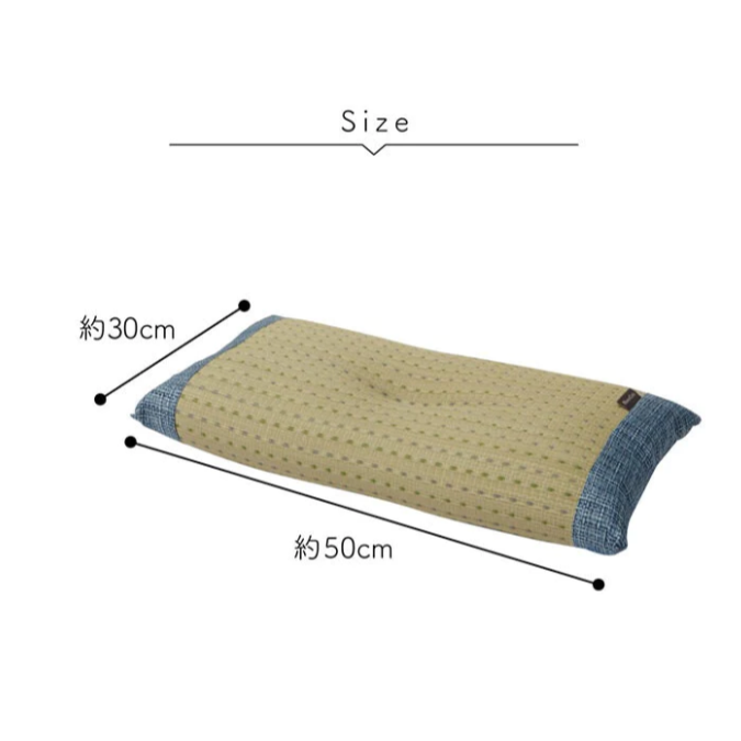 現貨 小林製藥 天然藺草枕頭│扁平枕 平面枕 燈心草 日本池彥 Bu媽你好-細節圖7
