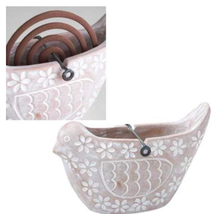 現貨 PeopleTree小鳥造型陶土蚊香盒 Bu媽你好-細節圖3