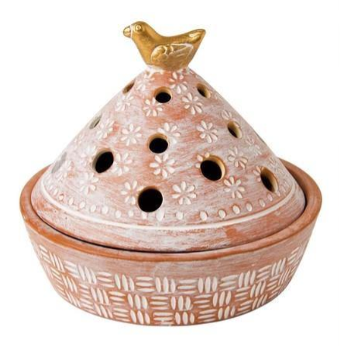 現貨 PeopleTree 可愛小鳥造型陶土櫻花蚊香燻香座 Bu媽你好-細節圖8