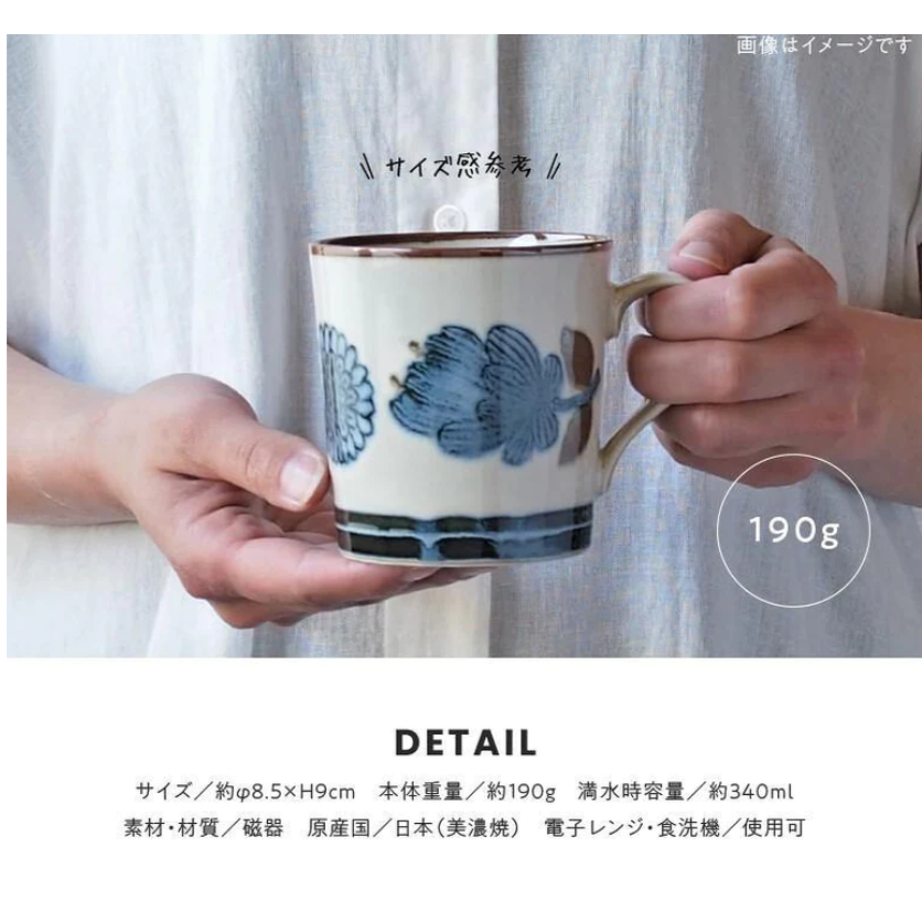 日本製美濃燒Clasico馬克杯 Bu媽你好-細節圖6