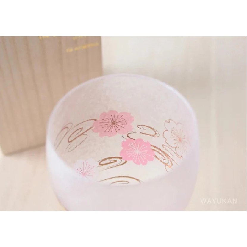 櫻花水紋啤酒杯 380ml│玻璃酒杯 日式風格 Bu媽你好-細節圖4