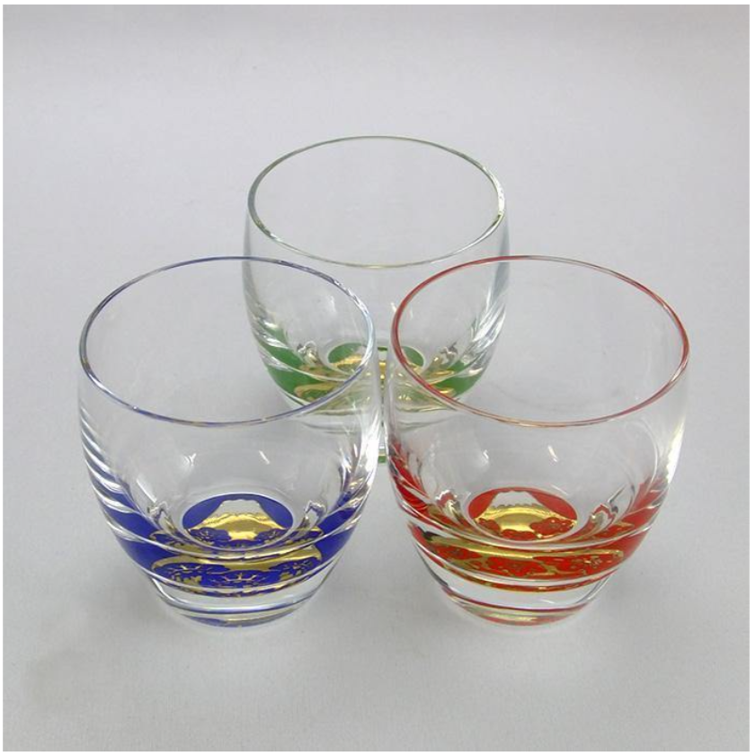 日本製富士見松竹梅清酒杯威士忌酒杯-三入組 Bu媽你好-細節圖5