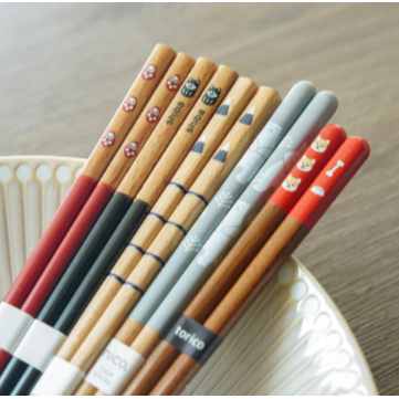 日本製 田中箸店 可愛日式 筷子 22.5cm  Bu媽你好-細節圖2