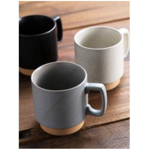 現貨 日本製 簡約風 陶瓷馬克杯 3色可選｜手工製作 咖啡杯 可微波 Bu媽你好